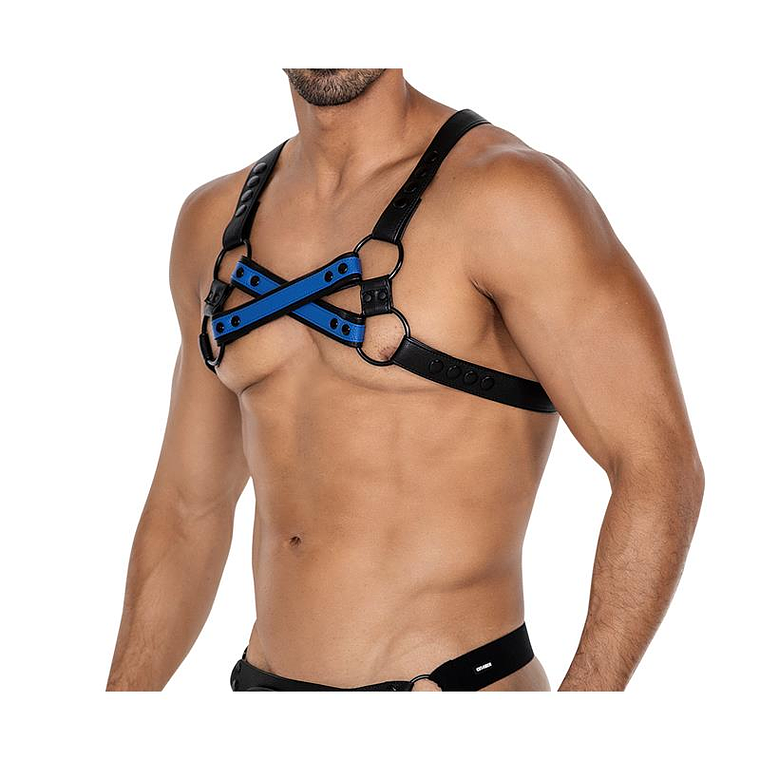 H4RNESS06 Chest Harness 4WAY Radiant Blue One Size 3