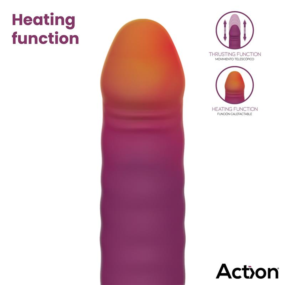 Roxer Heating, Thrusting and Vibrating Sex Machine with Remote Control 6