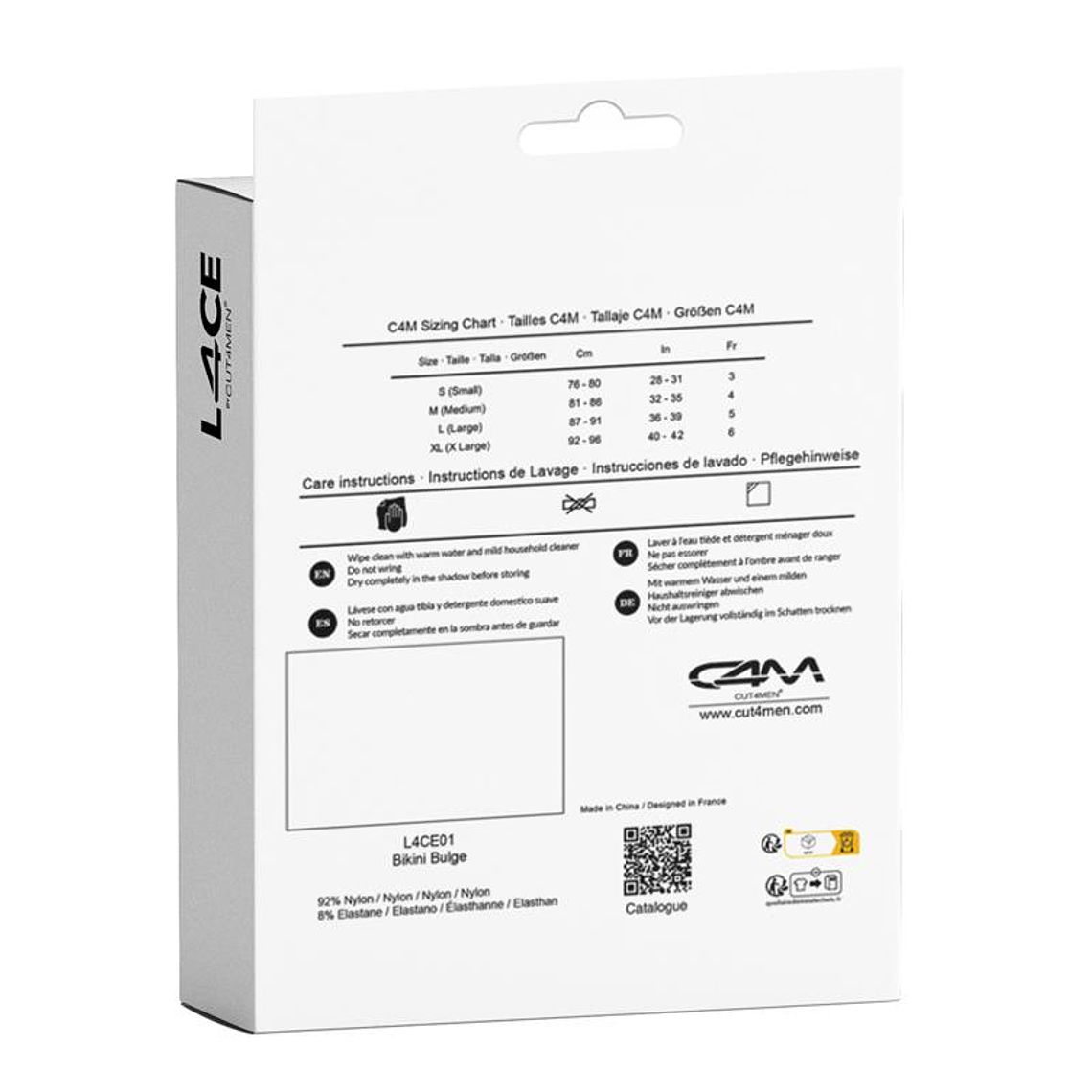 L4CE01 Slip with Black Lace 7