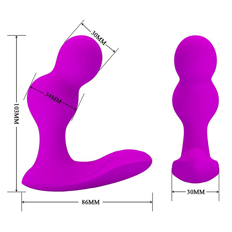 Terrance Vibrating Butt plug with Remote 9