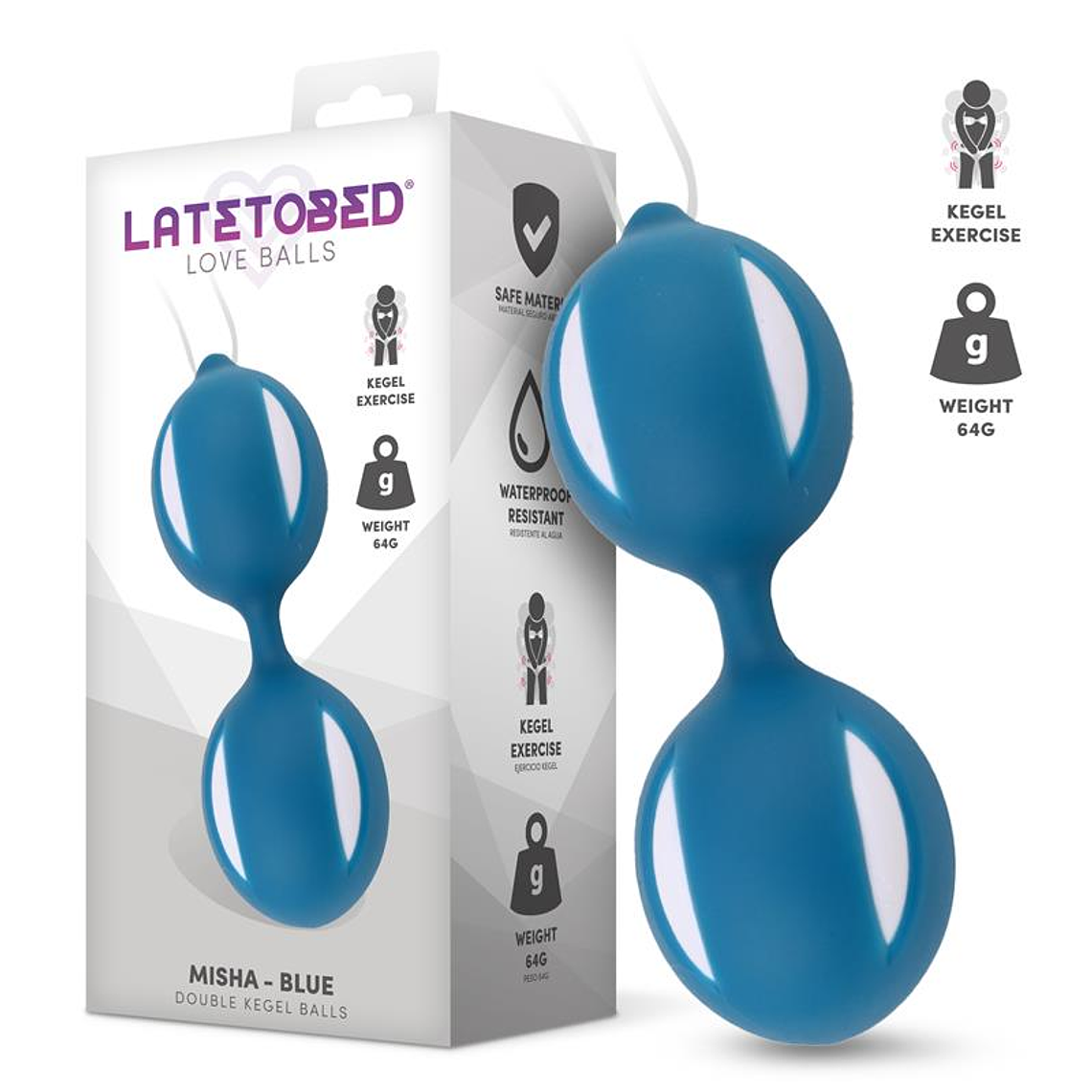 Misha Double Kegel Balls with Internal Weight 1