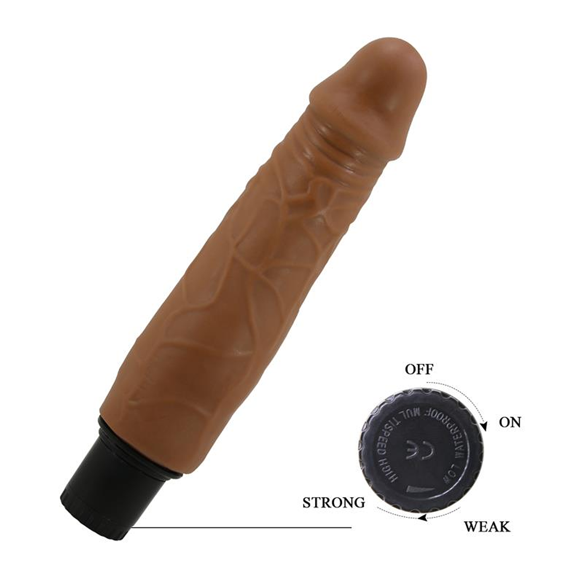Realistic Sliding skin Dildo Waldorf 8,5 6