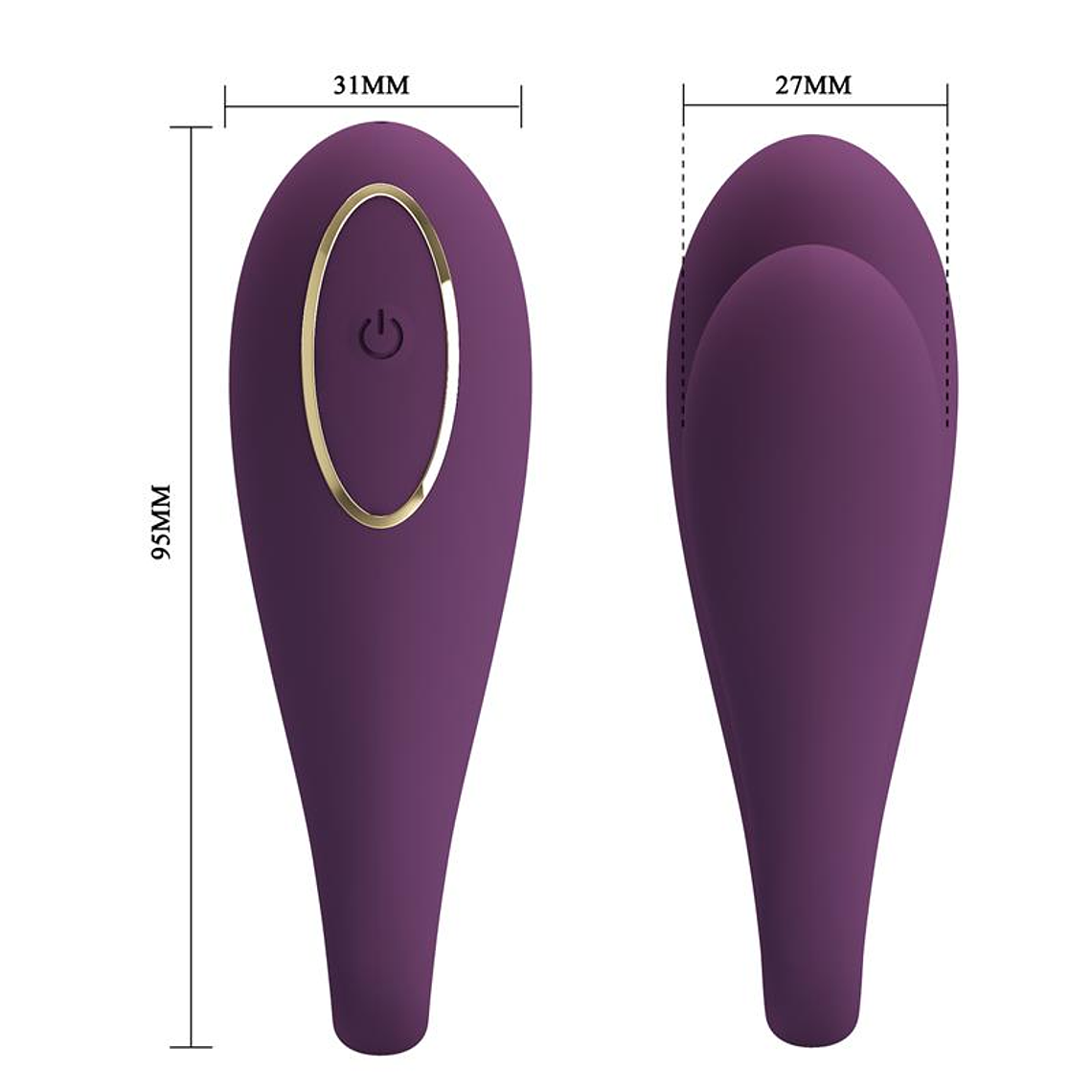 August Vibrador de Parejas App Remote Lila CL12 18