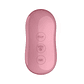 Cotton Candy Clitoris Sucker and Vibrator Light Red - Thumbnail 4