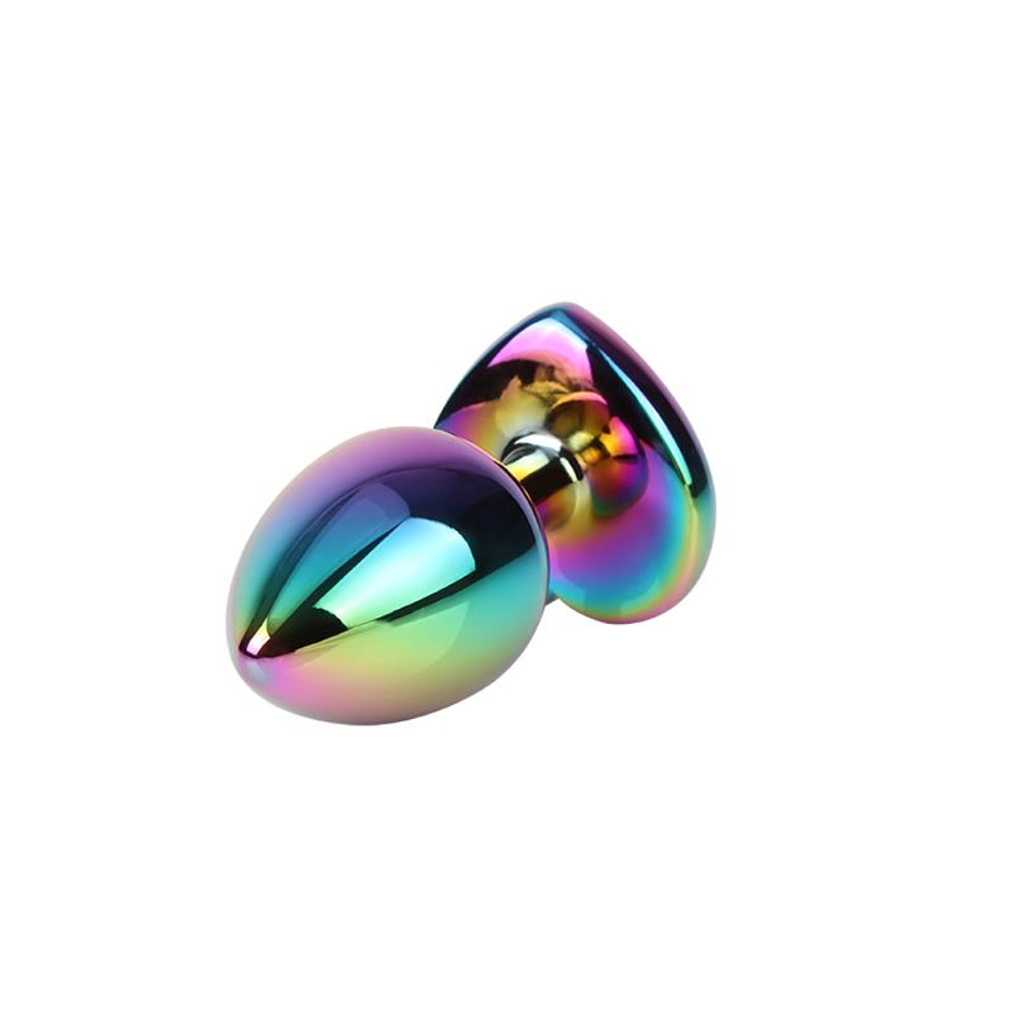Rainbow Heart Gem Plug Size S 5