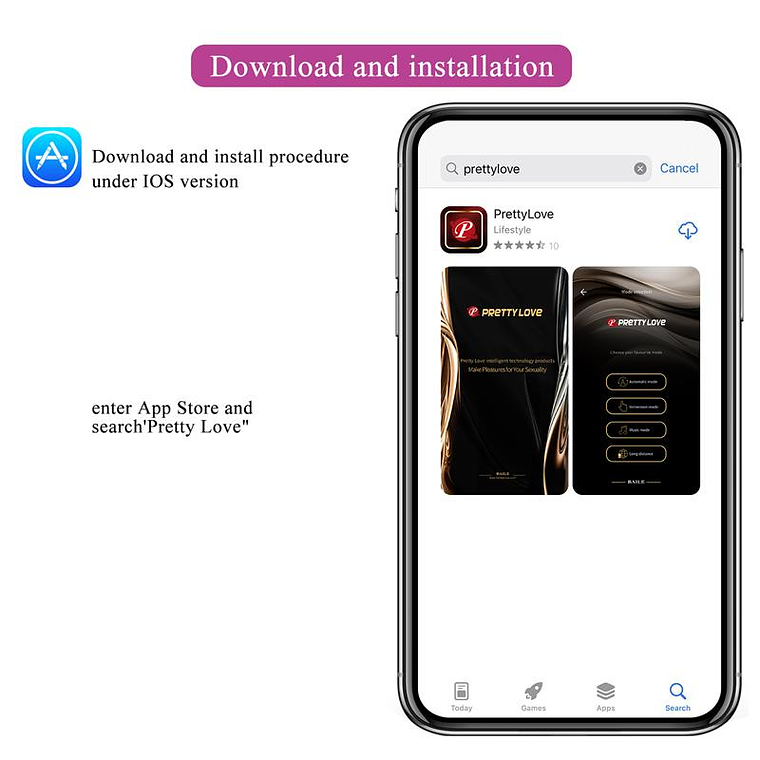 Catalina Vibrating Egg with APP Pink 9
