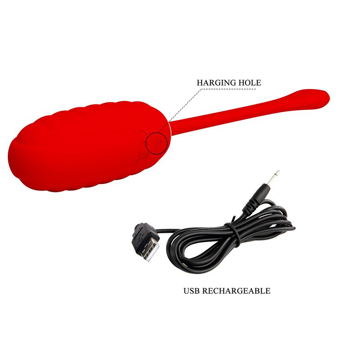 Kirk Vibrating Egg Red 9