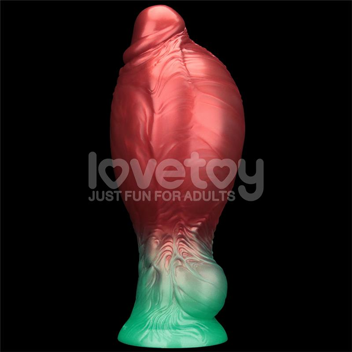 Dual Density Silicone Inflatable Dildo 8 9