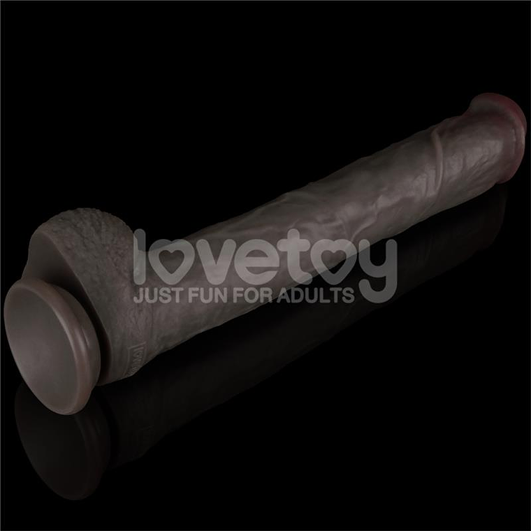 Dual Layered Bendable Dildo XXL 14,5 4