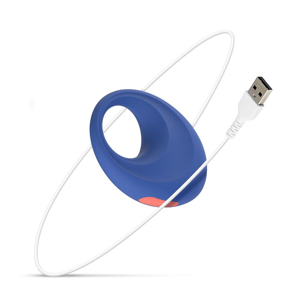 Rring Casual Date Penis ring with Vibration USB Silicone 6