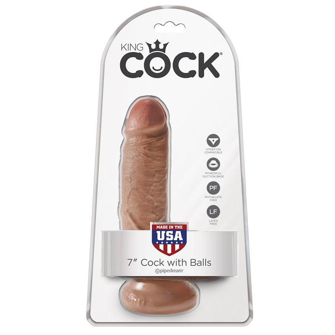 King Cock Cock with Balls 7 - Tan 2