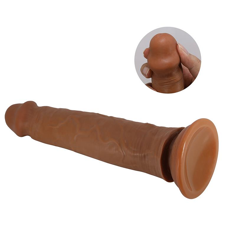Sharife Dildo Sliding Skin-Retractil 25 cm 7