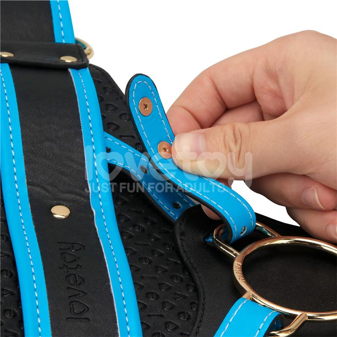 Strap On with Vibrating Dildo 9.5 6