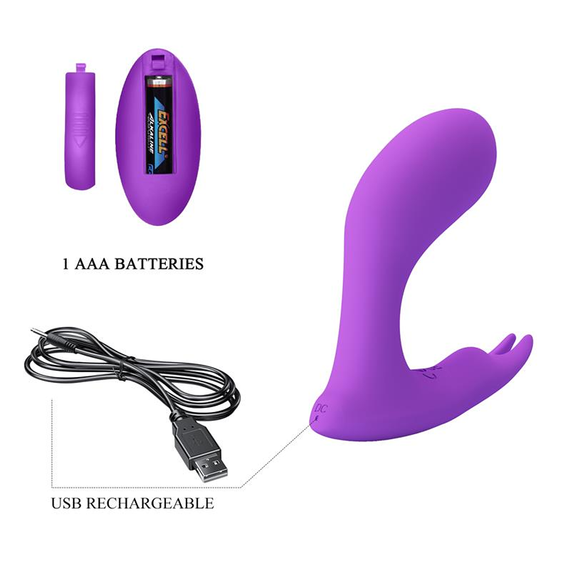 Idabelle Stimulator with Vibration and Pulsation Remote Control 7