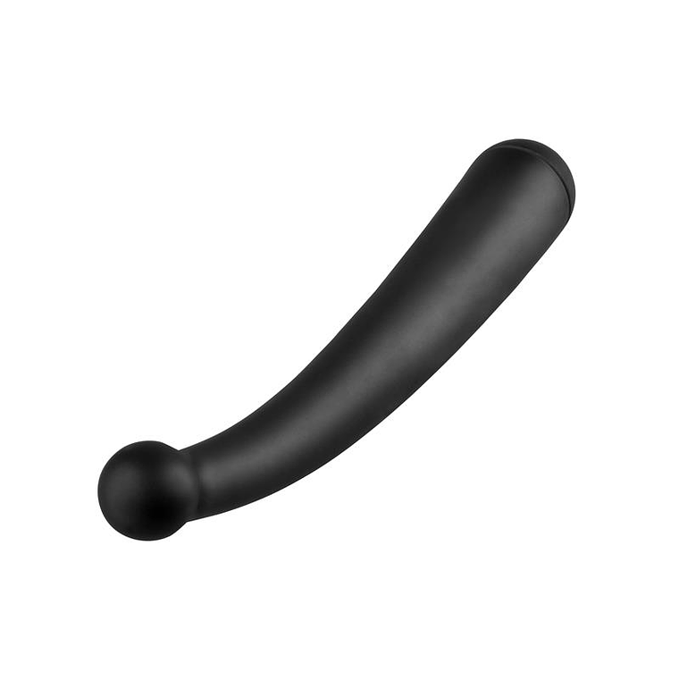 Vibrating Curved Anal Plug Colour Black 2