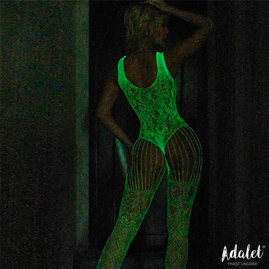 Beatrice Bodystocking Glow In Dark One Size 4