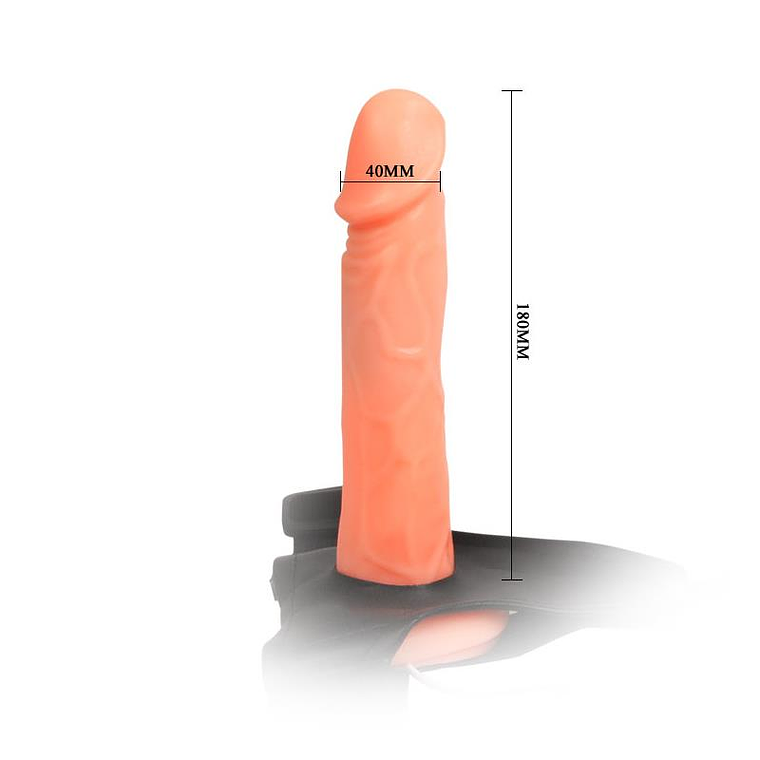 Strap-on with Hollow Dildo Jessica 18 cm 6