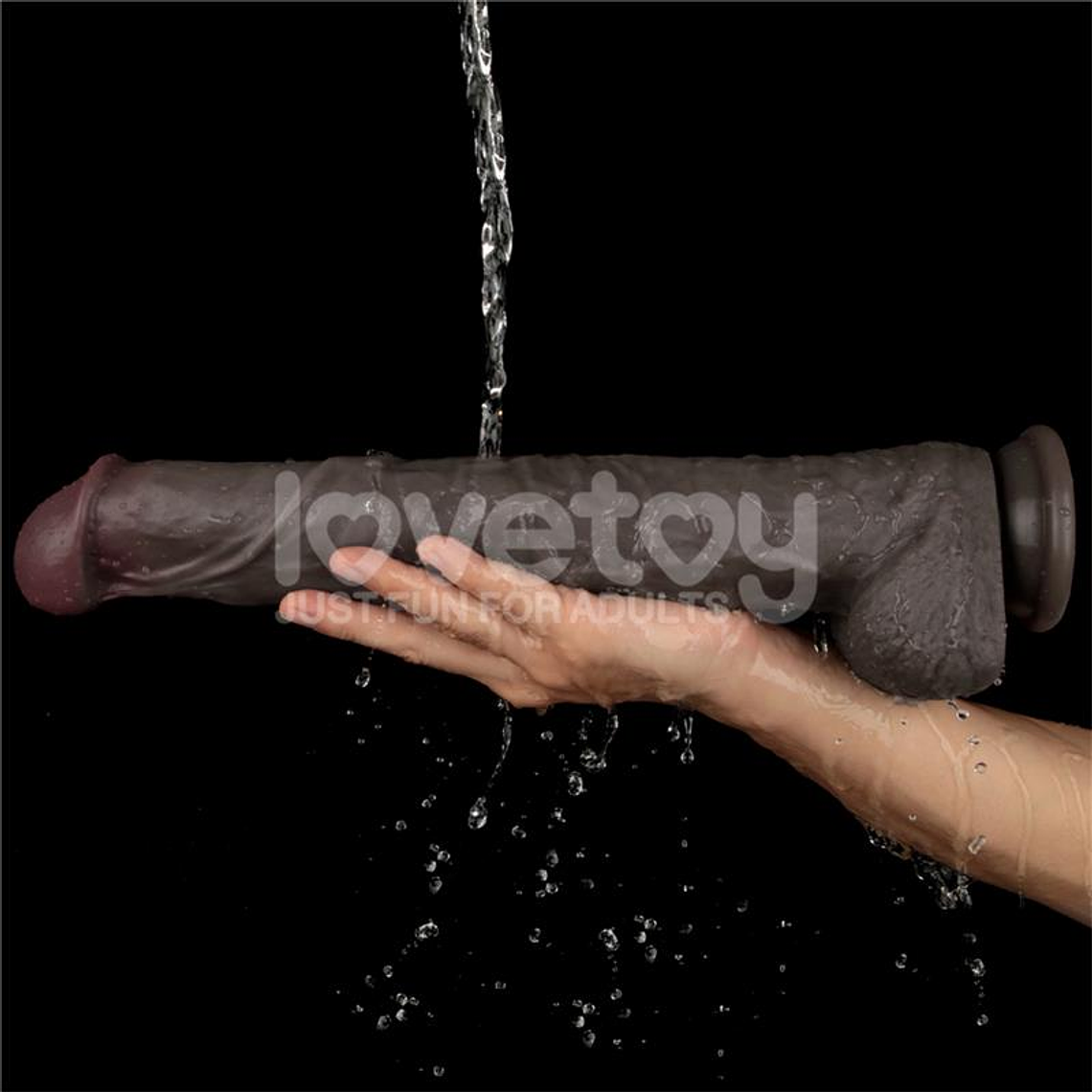 Dual Layered Bendable Dildo XXL 14,5 10