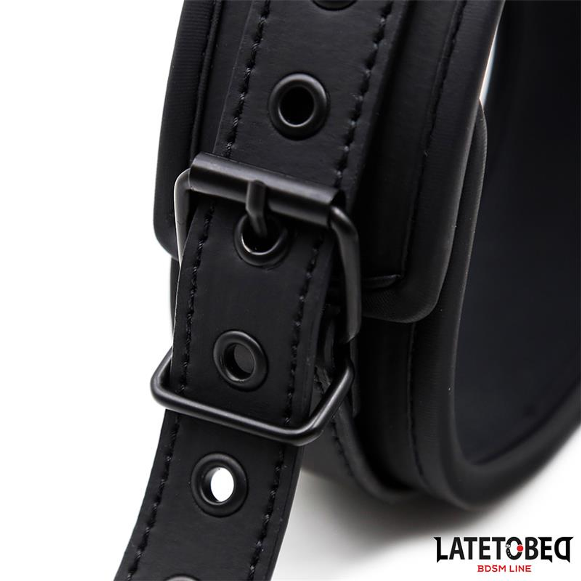 Set Collar and Leash Neoprene Black 3