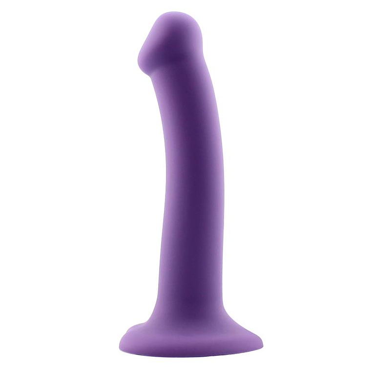 Bouncy Liquid Silicone Dildo Hiper Flexible 7 - 18 cm Size M Purple 3