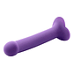 Bouncy Liquid Silicone Dildo Hiper Flexible 7 - 18 cm Size M Purple - thumbnail 4