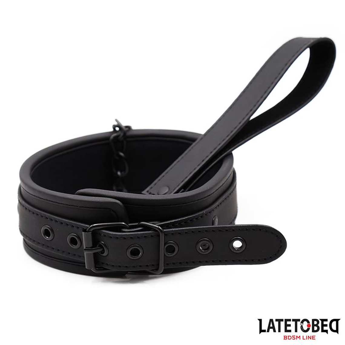 Set Collar and Leash Neoprene Black 5
