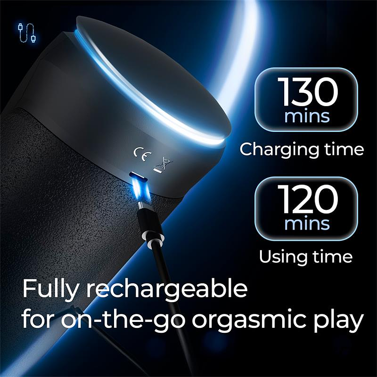 Conor Male Masturbator with Thrusting, Vibration and Heat Function 10