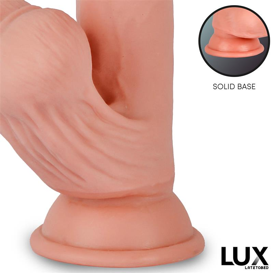 Paul Triple Density Dildo with Swinging Balls 8.2 5