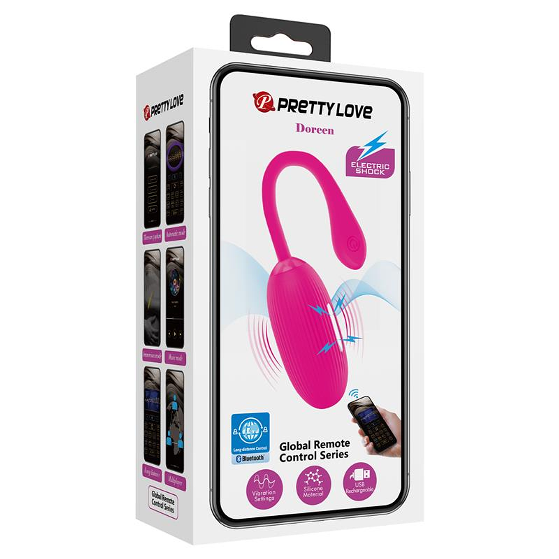 Doreen Vibrating Egg with Electro Shock and App 18