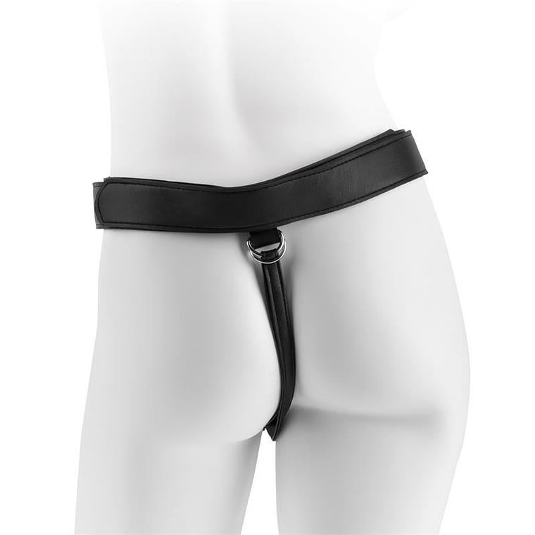 Strap-On Harness Two Cocks One Hole 7 Tan 5