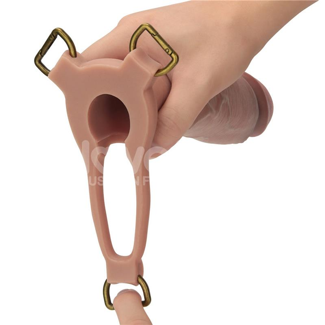 Ingen Adjustable Strap On with Hollow Dildo 9 Enhanced Set L/XL/2XL 11