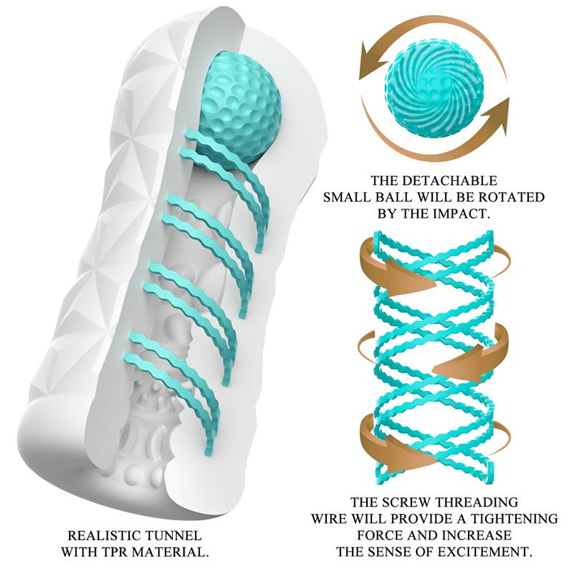 Victoria Cecil Manual Masturbator spinning ball 2