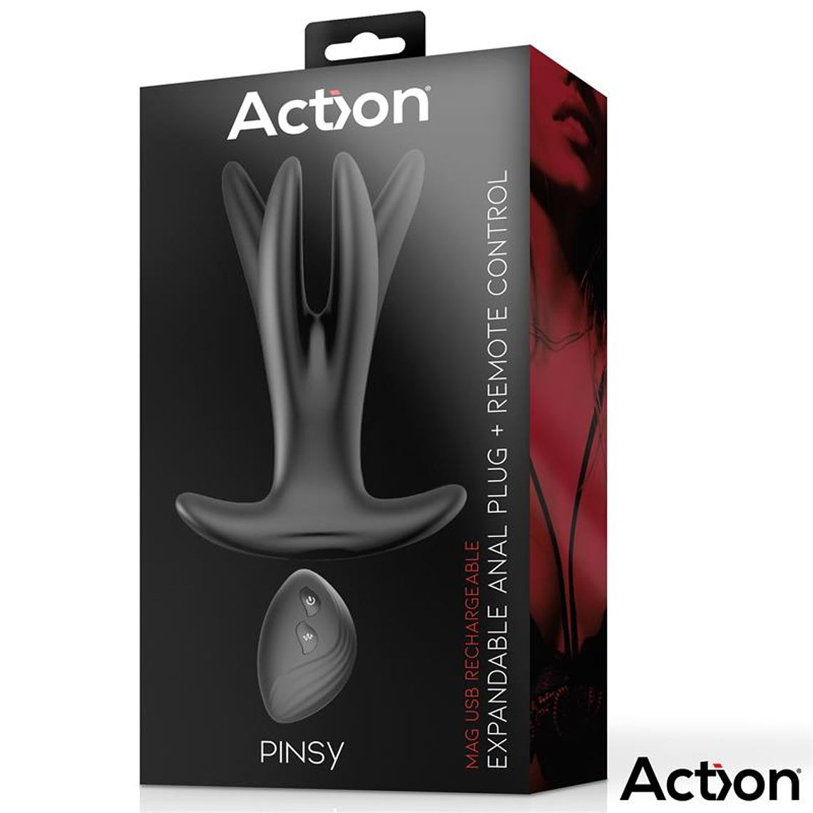 Pinsy Expandable Butt Plug with Remote Control 13