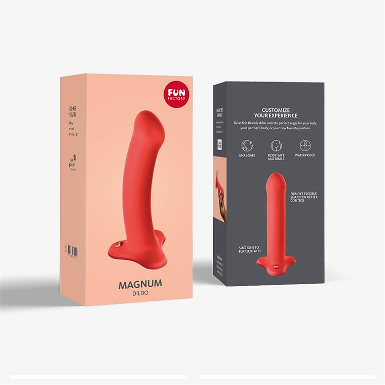 Magnum Dildo Flashy Coral 6