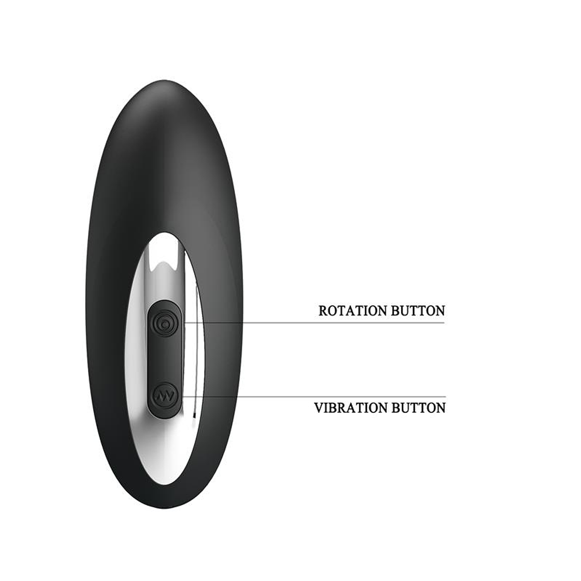 Prostate Massager with Vibration and Rotating Balls 6