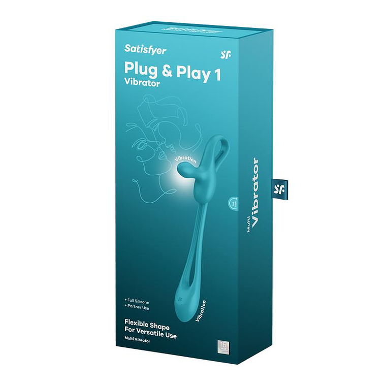 Plug & Play 1 Anal Vibrator Flexible Blue 8