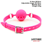 Silicone Breathable Ball Gag S - 4 cm - thumbnail 7
