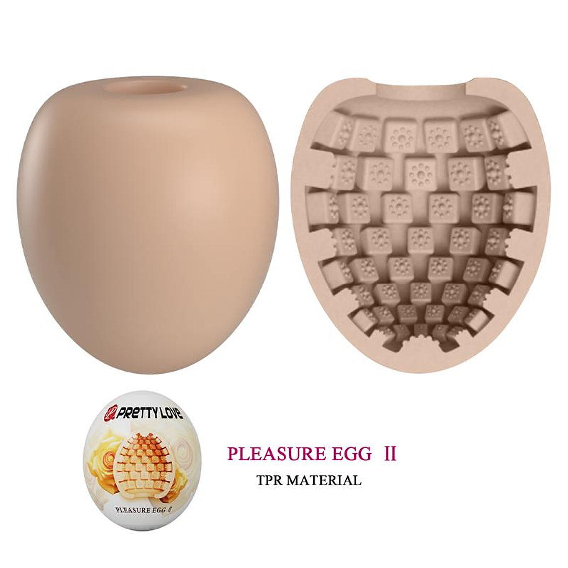 Masturbator Egg Pleasure Egg II Orange 1