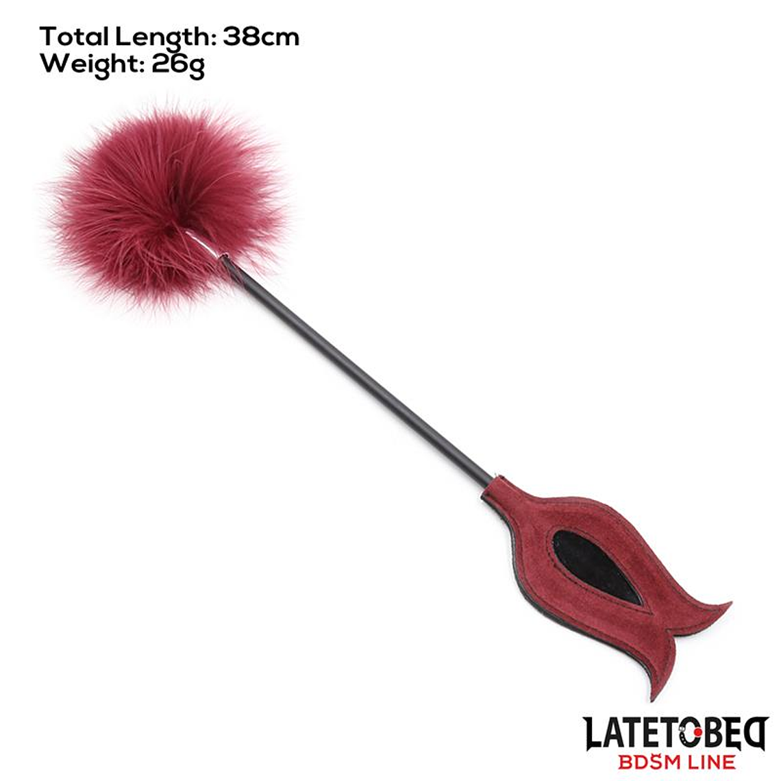 Feather Tickler and Rose Shape Paddle 6