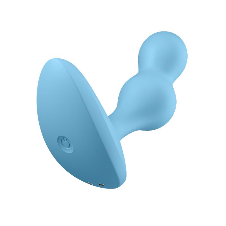 Deep Diver Buut Plug with Vibration Satisfyer Connect APP Blue 2