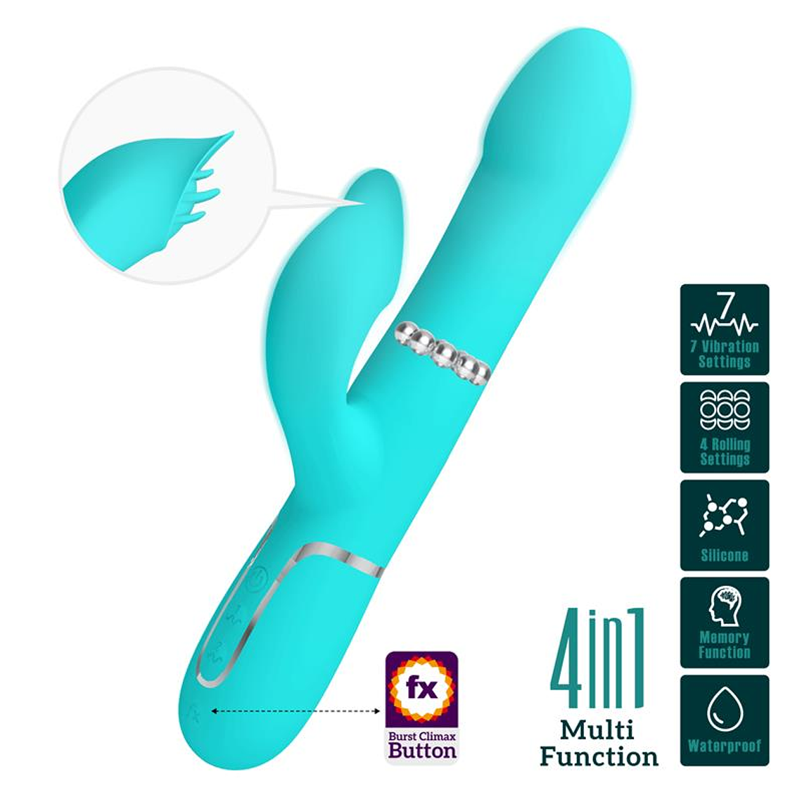 Falin Rolling Vibrator with Internal Beads USB 1