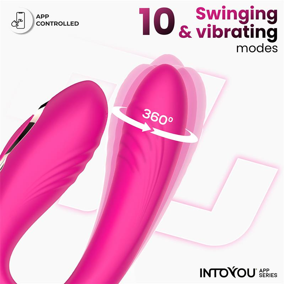 Couty Couples Toy 360º Oscilation with APP 5