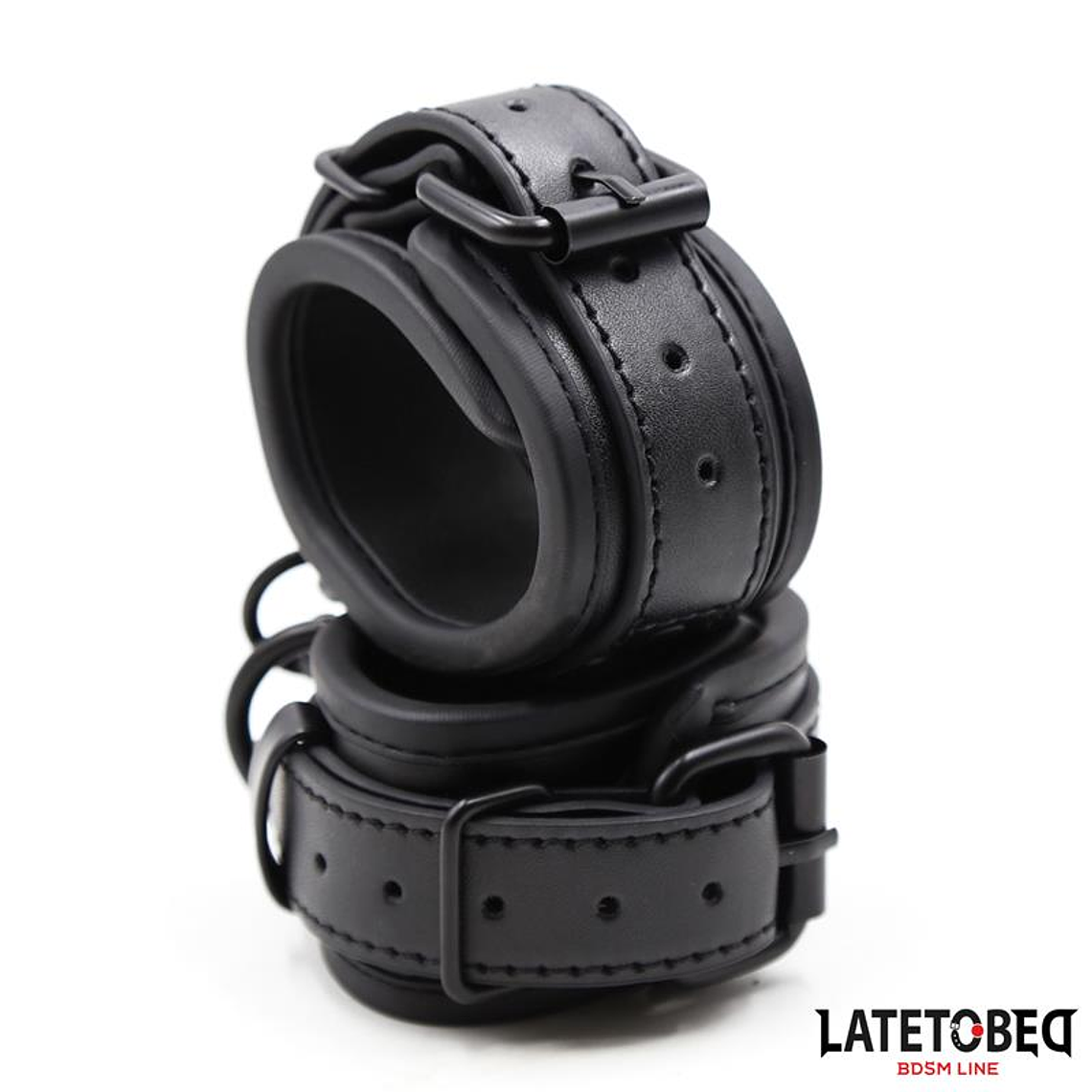 Handcuffs Adjustable Neoprene Black 3