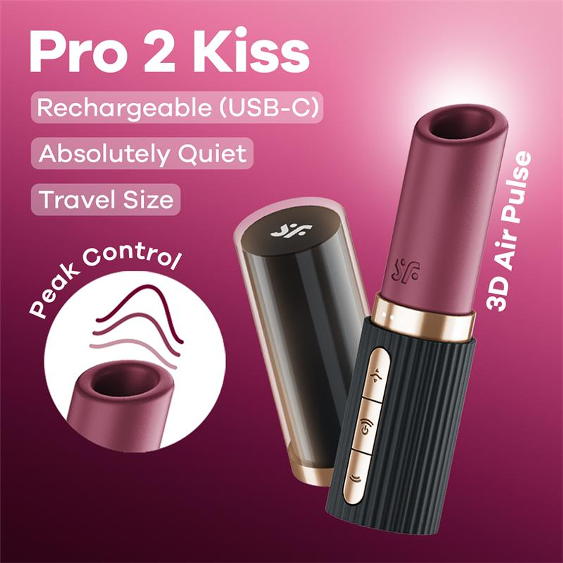 Deep Kiss Air Pulse Vibrator 1