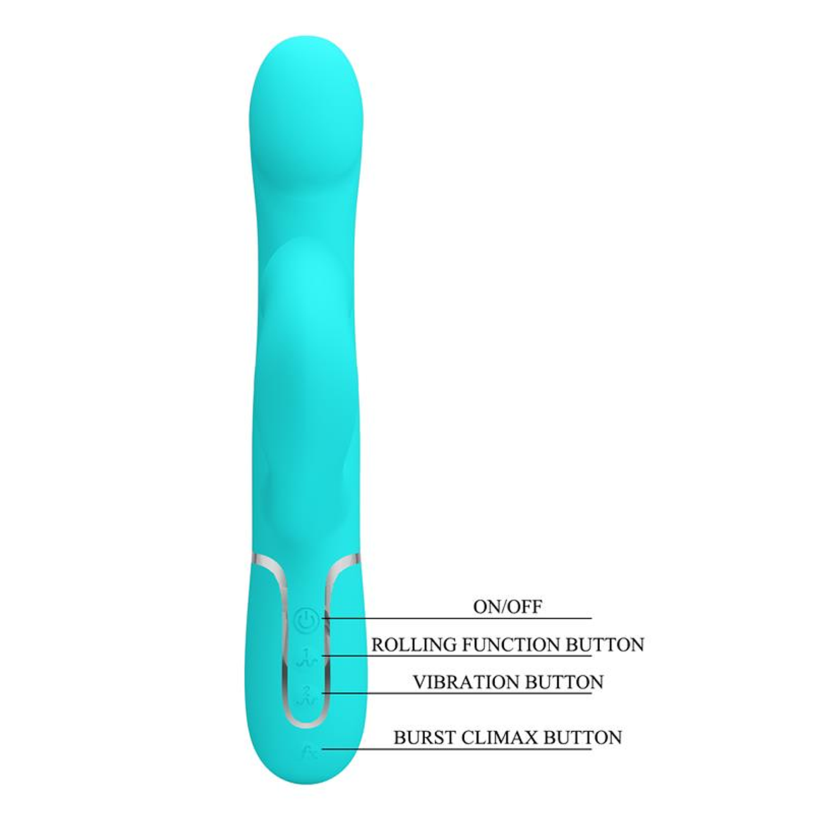 Falin Rolling Vibrator with Internal Beads USB 8