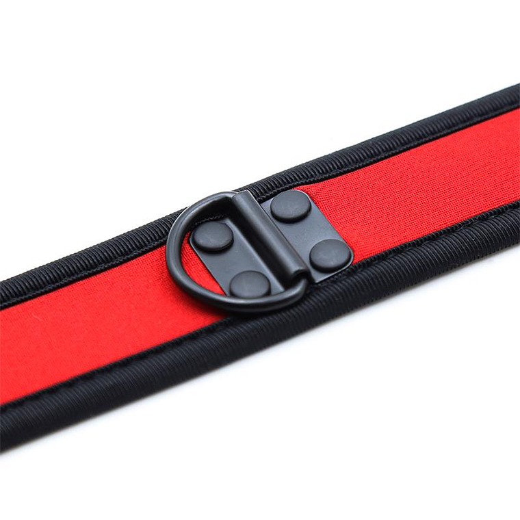 Neoprene Puppy Collar Adjustable Red 5