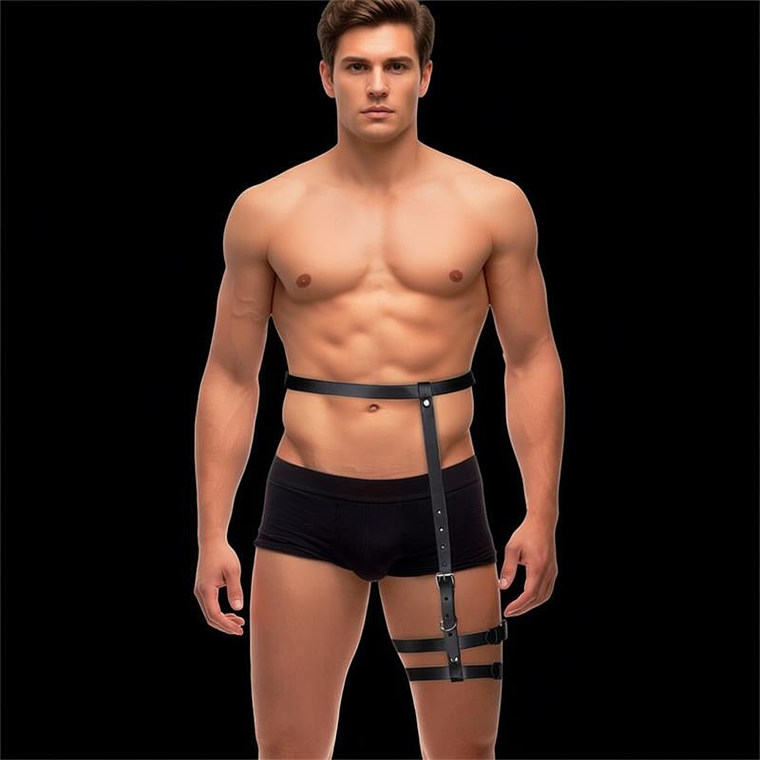 Martin Leg and Waist Bondage Harness 1