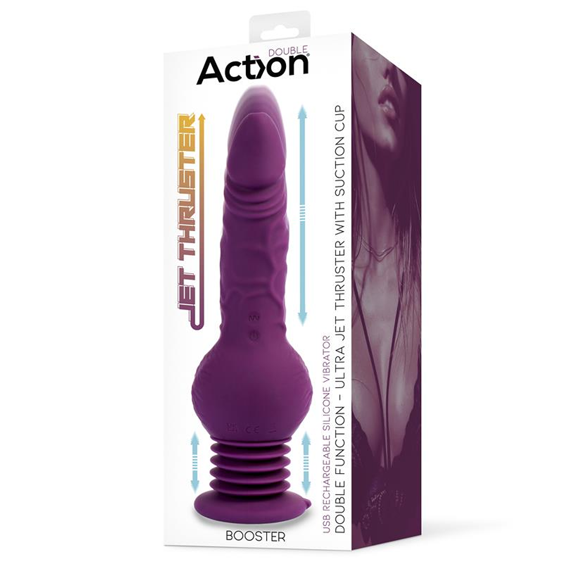 Booster Ultra Jet Thruster Vibrator with Powerfull Suction Cup 9
