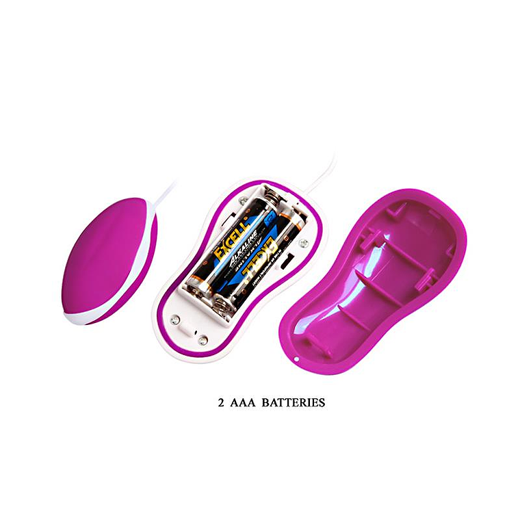 Vibrating Egg Avery Pink and White 4