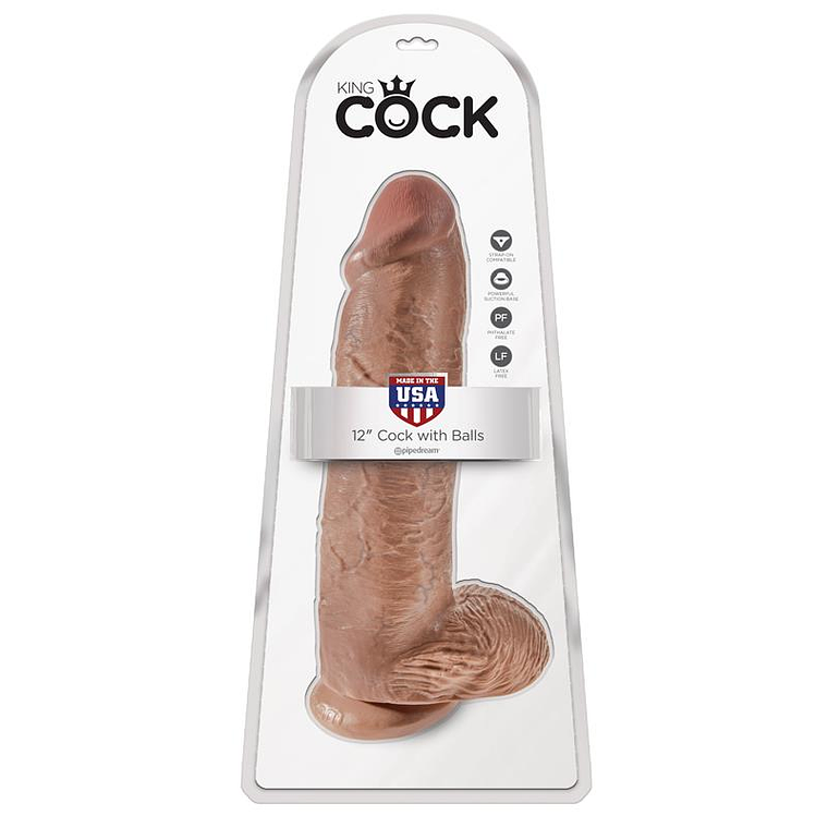 King Cock Cock with Balls 12 - Tan 2